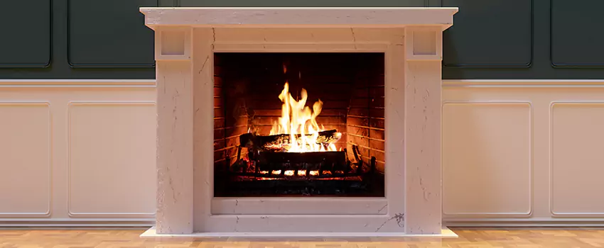 Decorative Electric Fireplace Installation in Oceanside, California