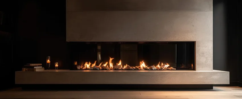 Gas Fireplace Ember Bed Design Services in Oceanside, California