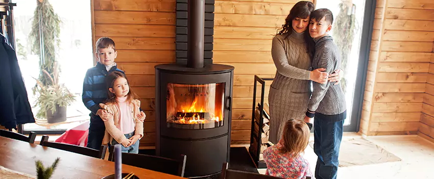 Morso Cast Iron Fireplace Insert Installation in Oceanside, California