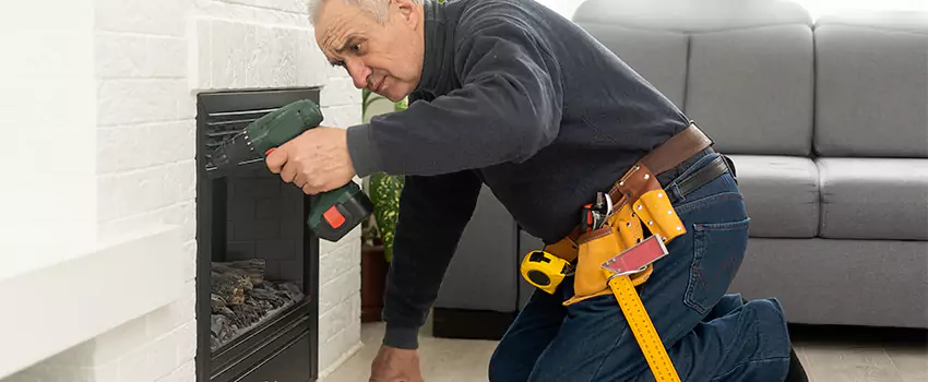 New Indoor Fireplace Installation in Oceanside, California