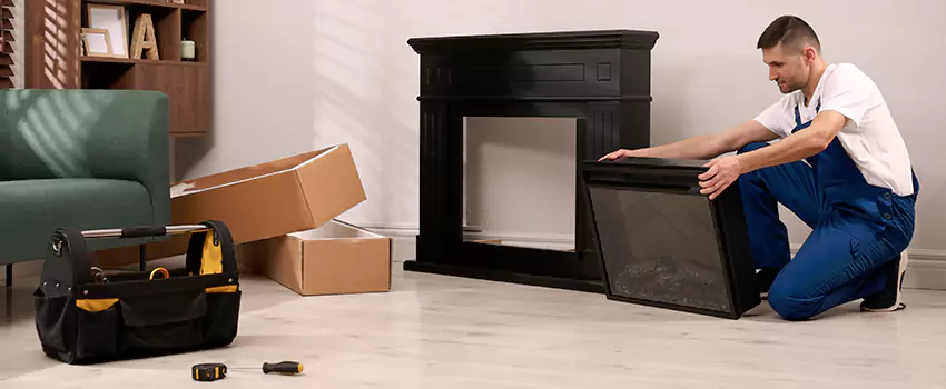 Old Rusted Metal Fireplace Repair And Replacement in Oceanside, CA